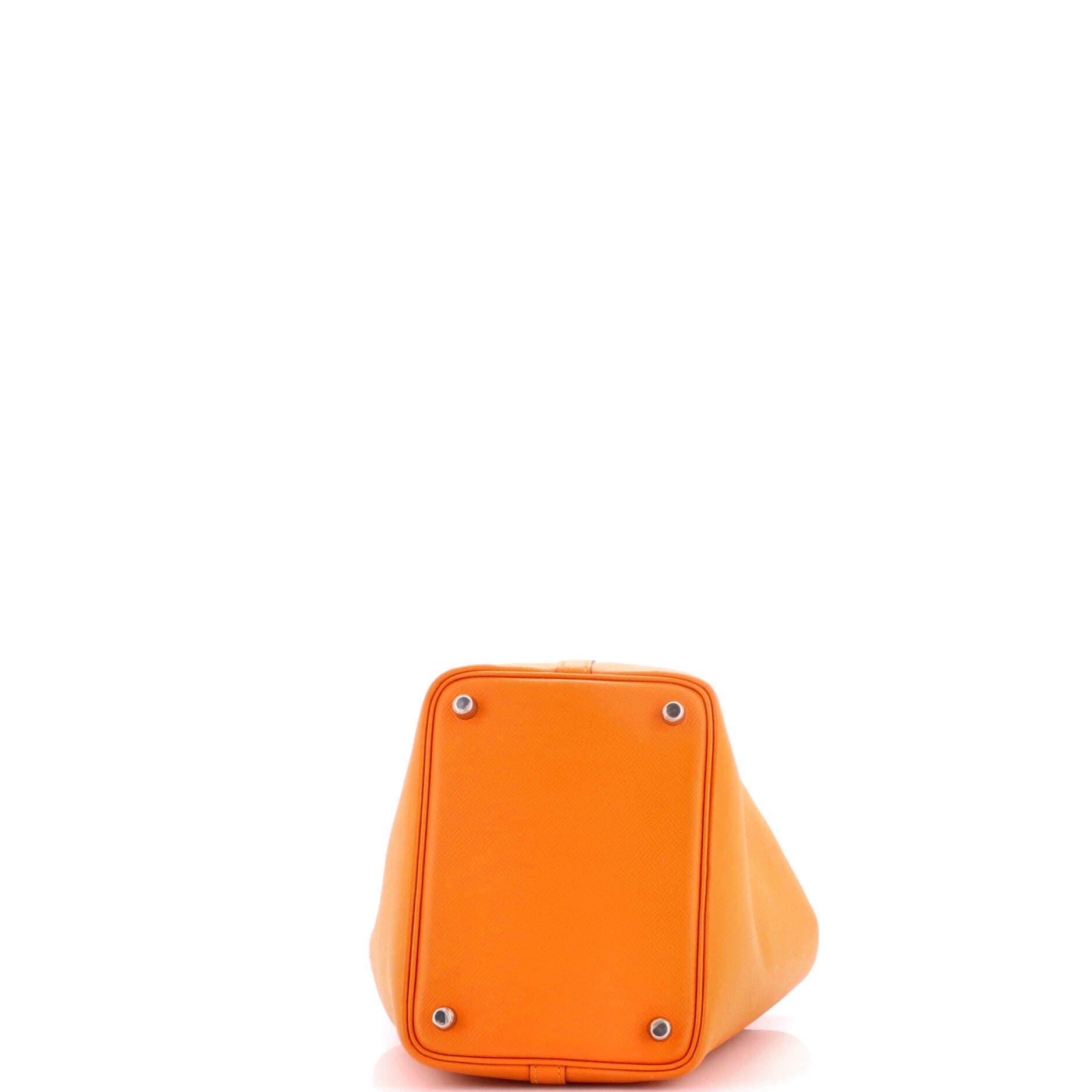 Picotin Lock Bag Tressage Epsom PM, Alternate, color, Orange