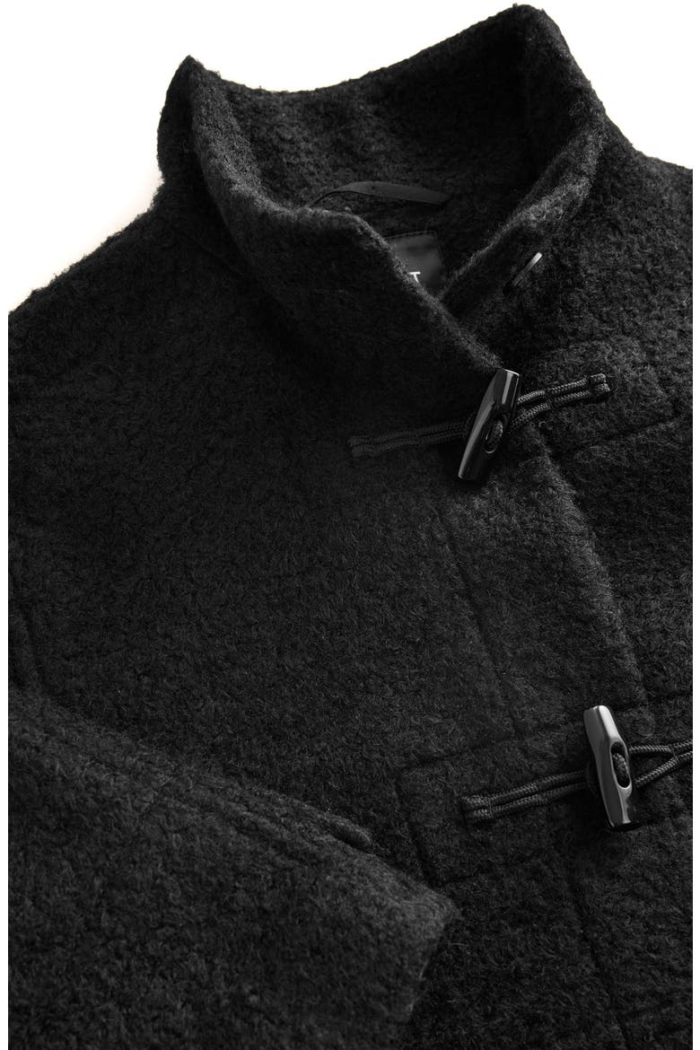 Kids' Toggle Coat, Alternate, color, BLACK