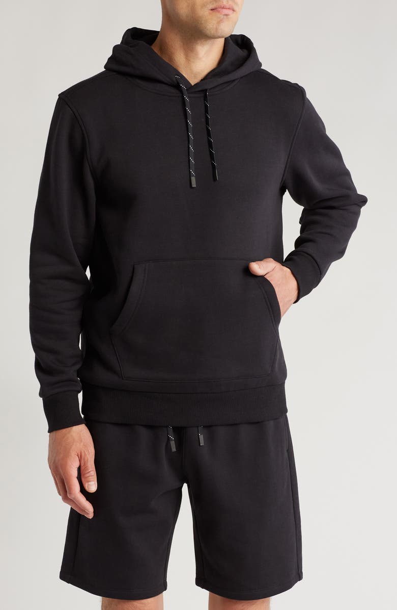 Z by Zella Freeform Cotton Blend Fleece Hoodie, Main, color,