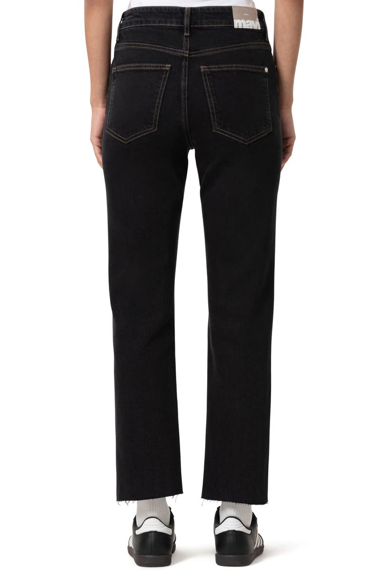 New York High Waist Straight Leg Jeans, Alternate, color, DEEP SMOKE CLASSIC BLUE