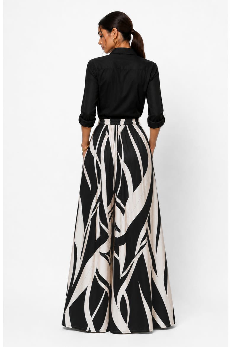 Superwide Jant Pants Petal, Alternate, color, Petal Noir