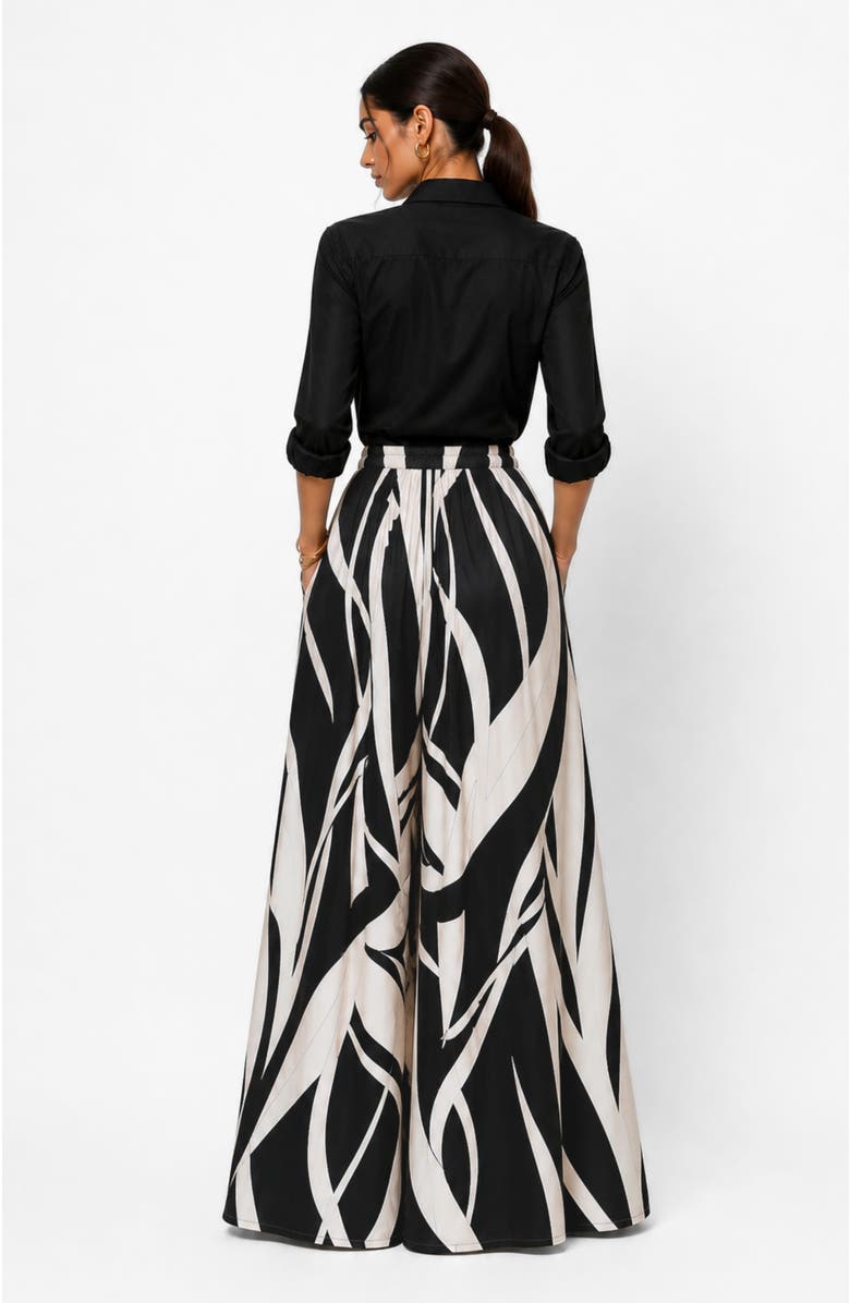 DIARRABLU Superwide Jant Pants Petal, Alternate, color, Petal Noir