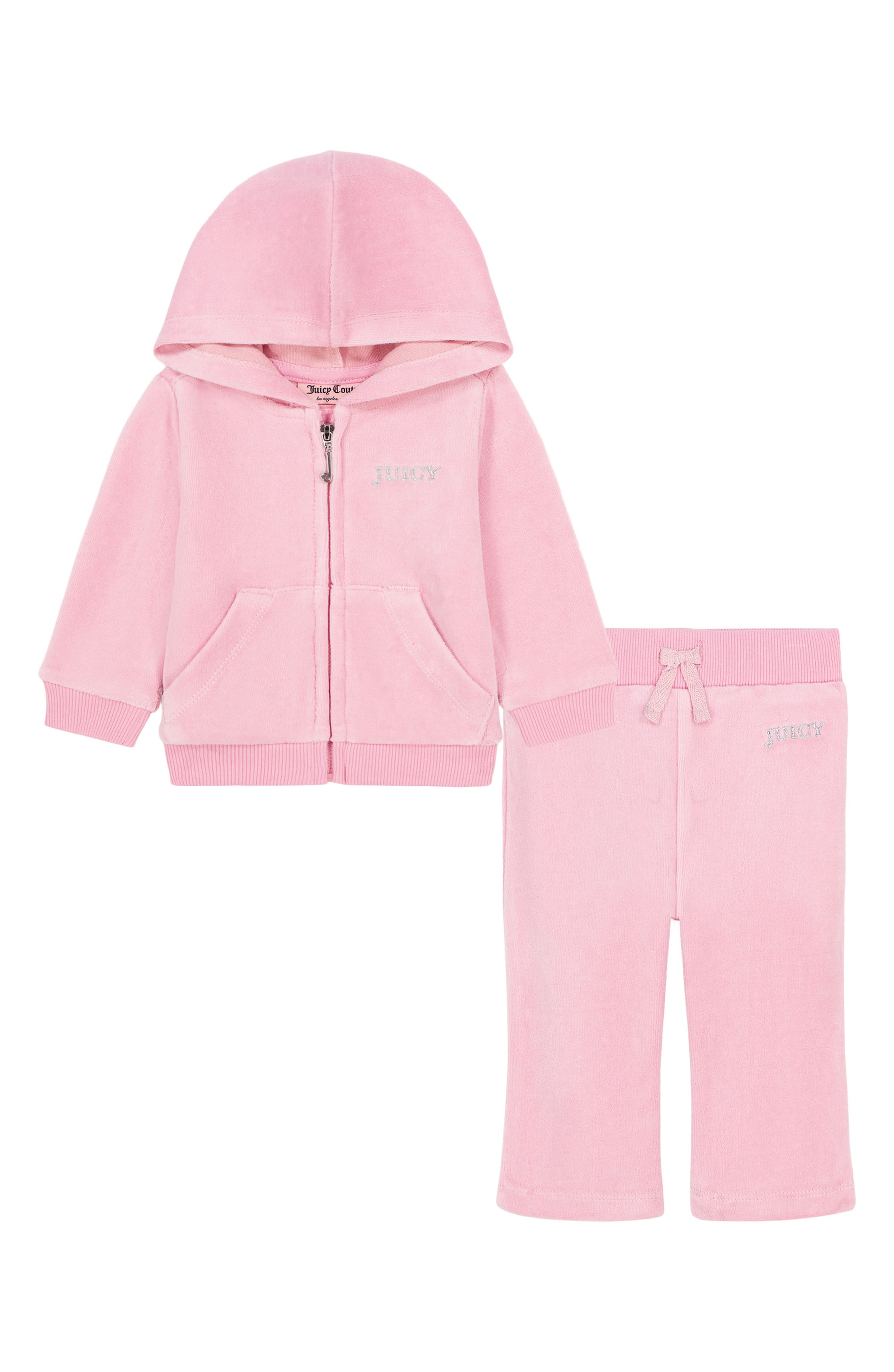 Kids' Velour Hoodie & Joggers 2-Piece Set