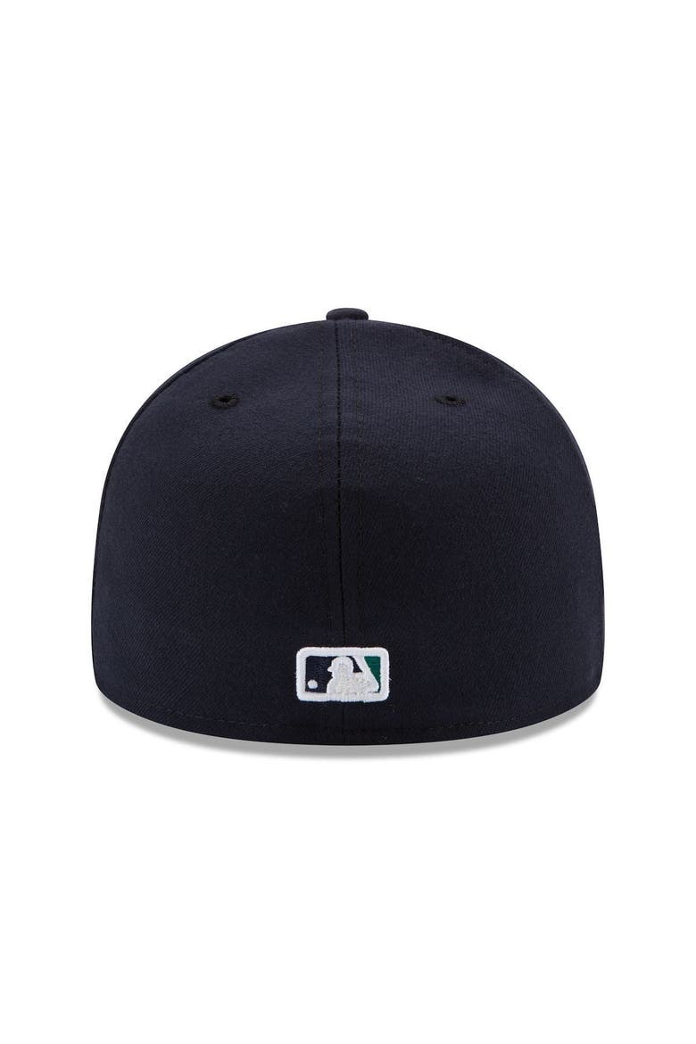Men's New Era Navy Seattle Mariners Authentic Collection On Field Low Profile Game 59FIFTY Fitted Hat, Alternate, color, NAVY