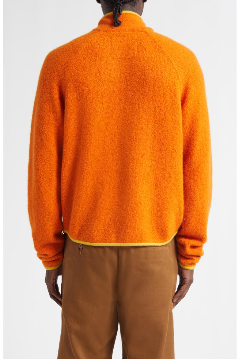 Functional Cashmere Blend Jacket, Alternate, color, DEEP ORANGE