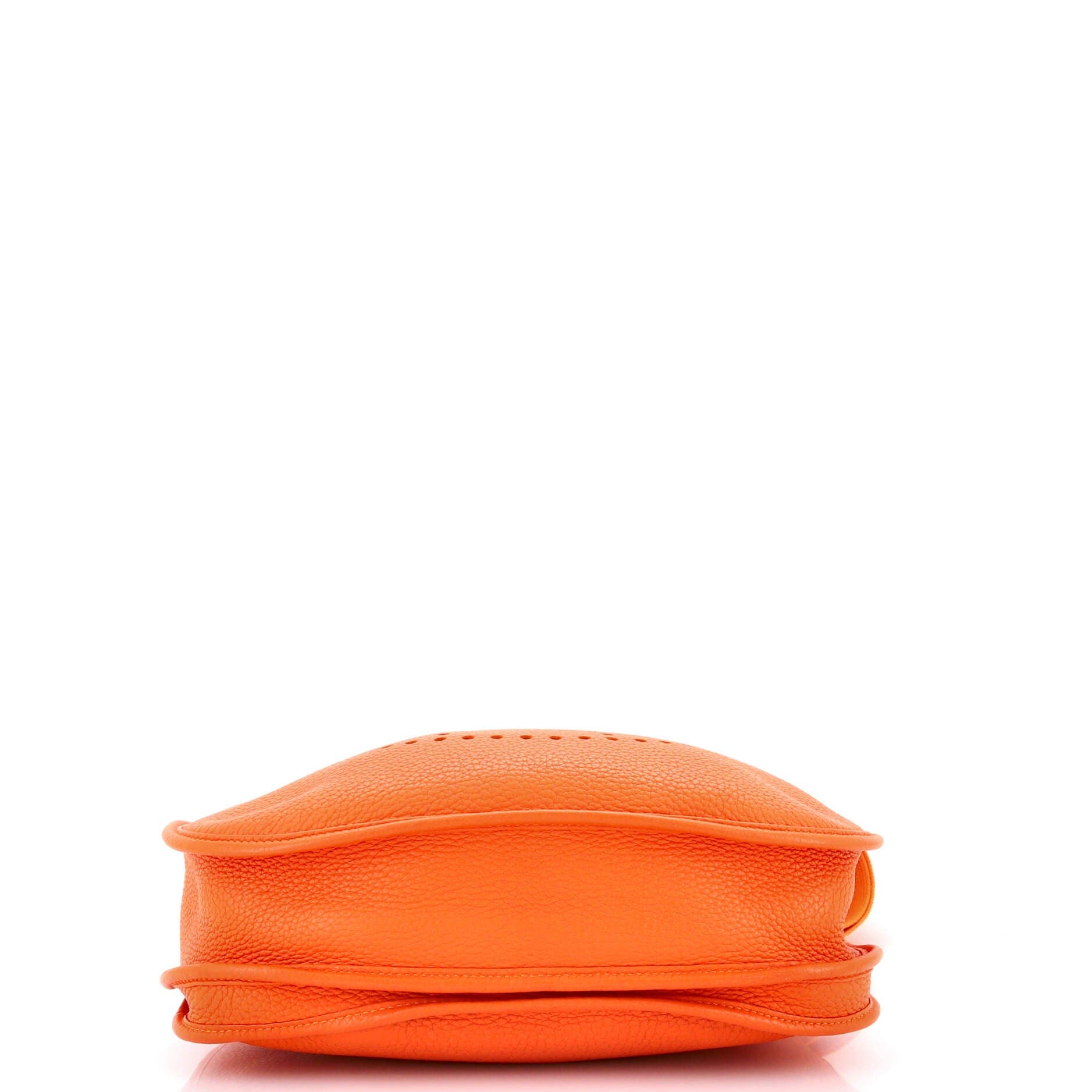 Pre-Owned Hermes Evelyne Bag Gen III Clemence PM, Alternate, color, Feu