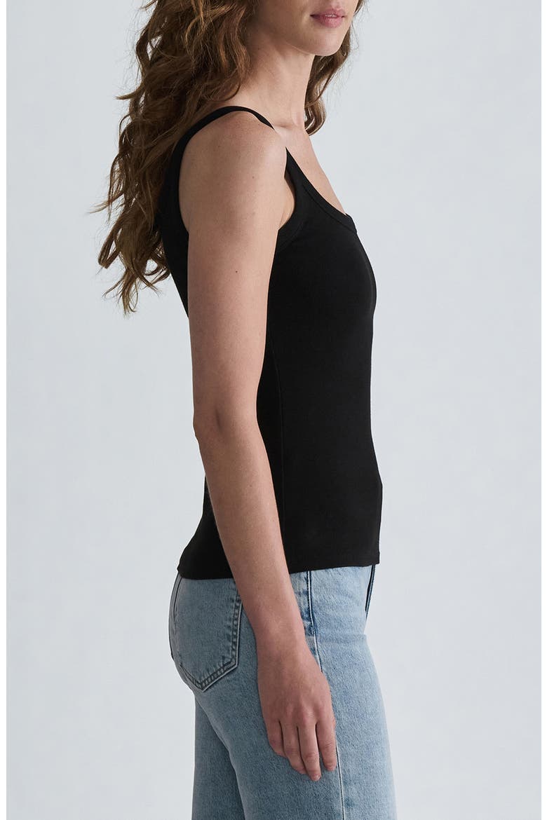 Frankie Rib Tank, Alternate, color, BLACK