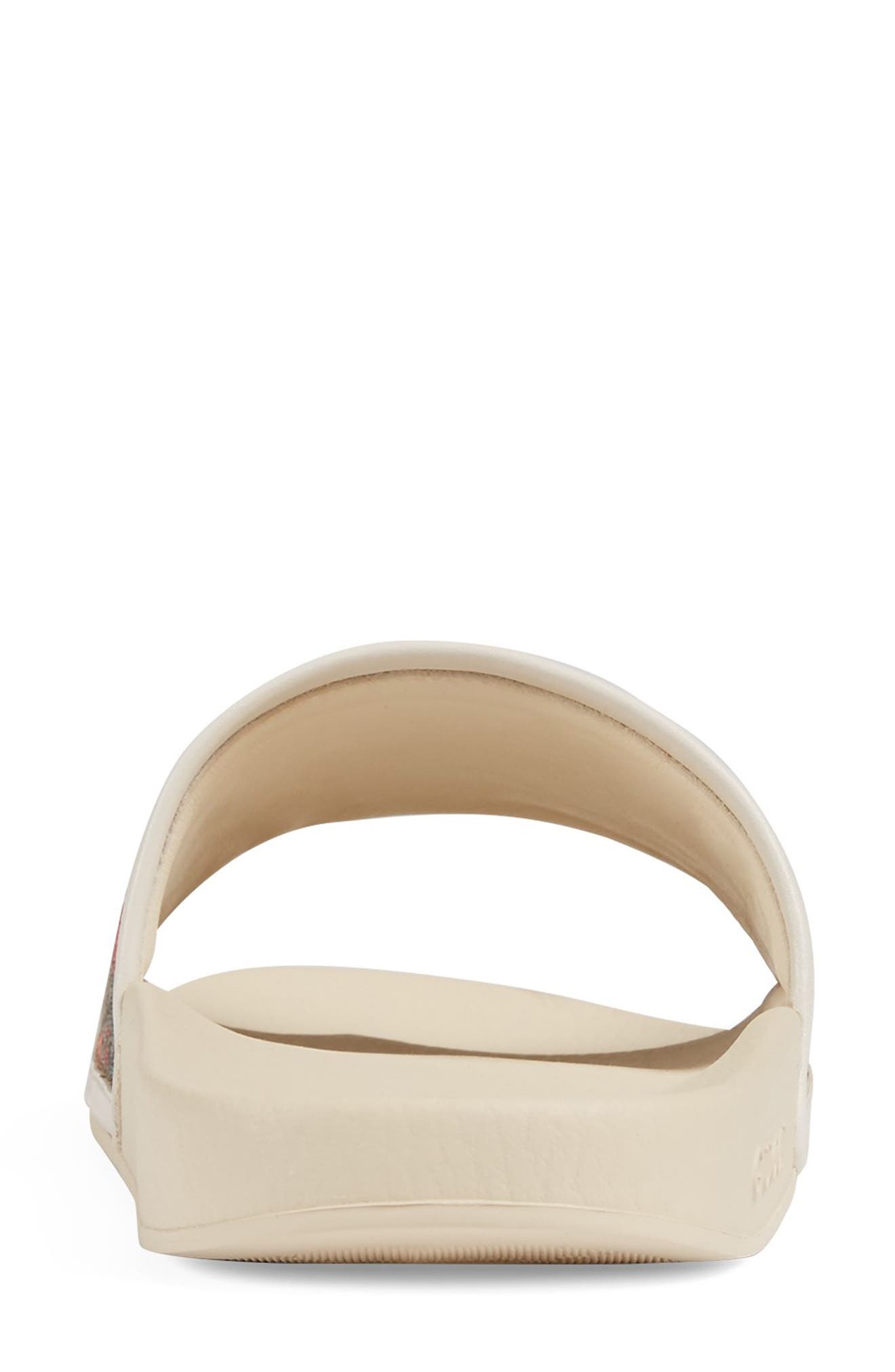 Gucci Floral GG Supreme Slide Sandal, Alternate, color, 