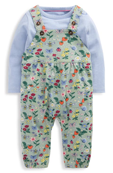 Kids' 2-Piece Jersey Dungaree Set