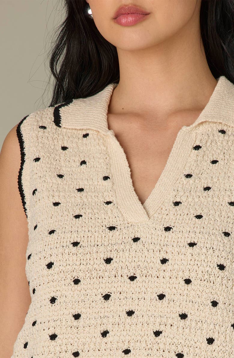 Wit & Wisdom Dot Sweater Tank, Alternate, color, 