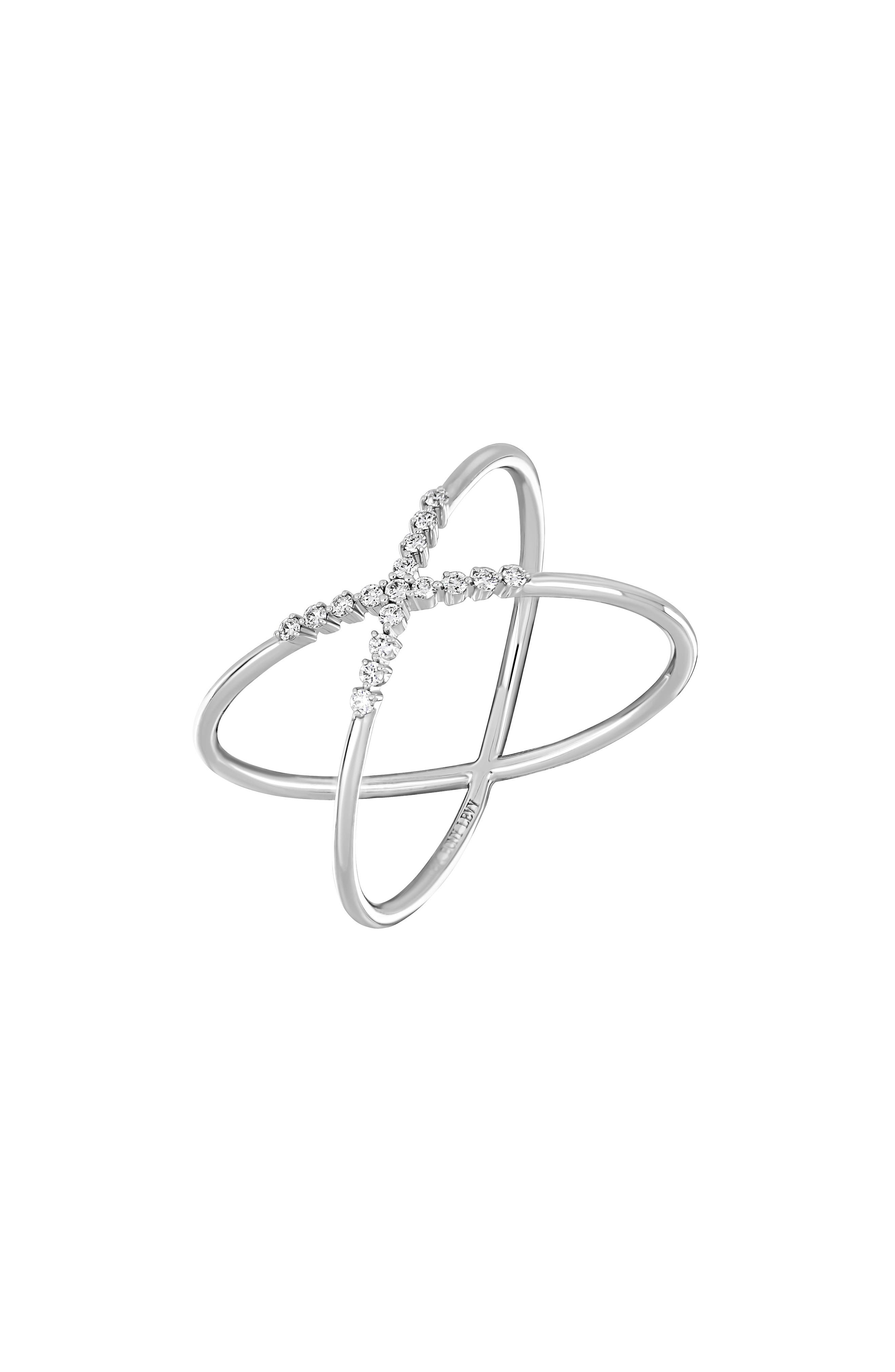Bony Levy Audrey Trend Crossover Diamond Ring