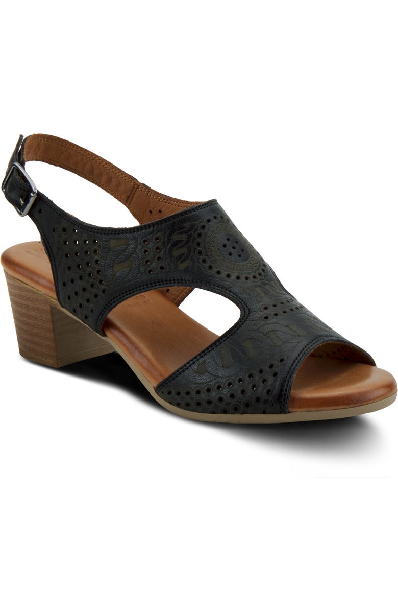 Spring Step Chains Block Heel Sandal, Main, color,