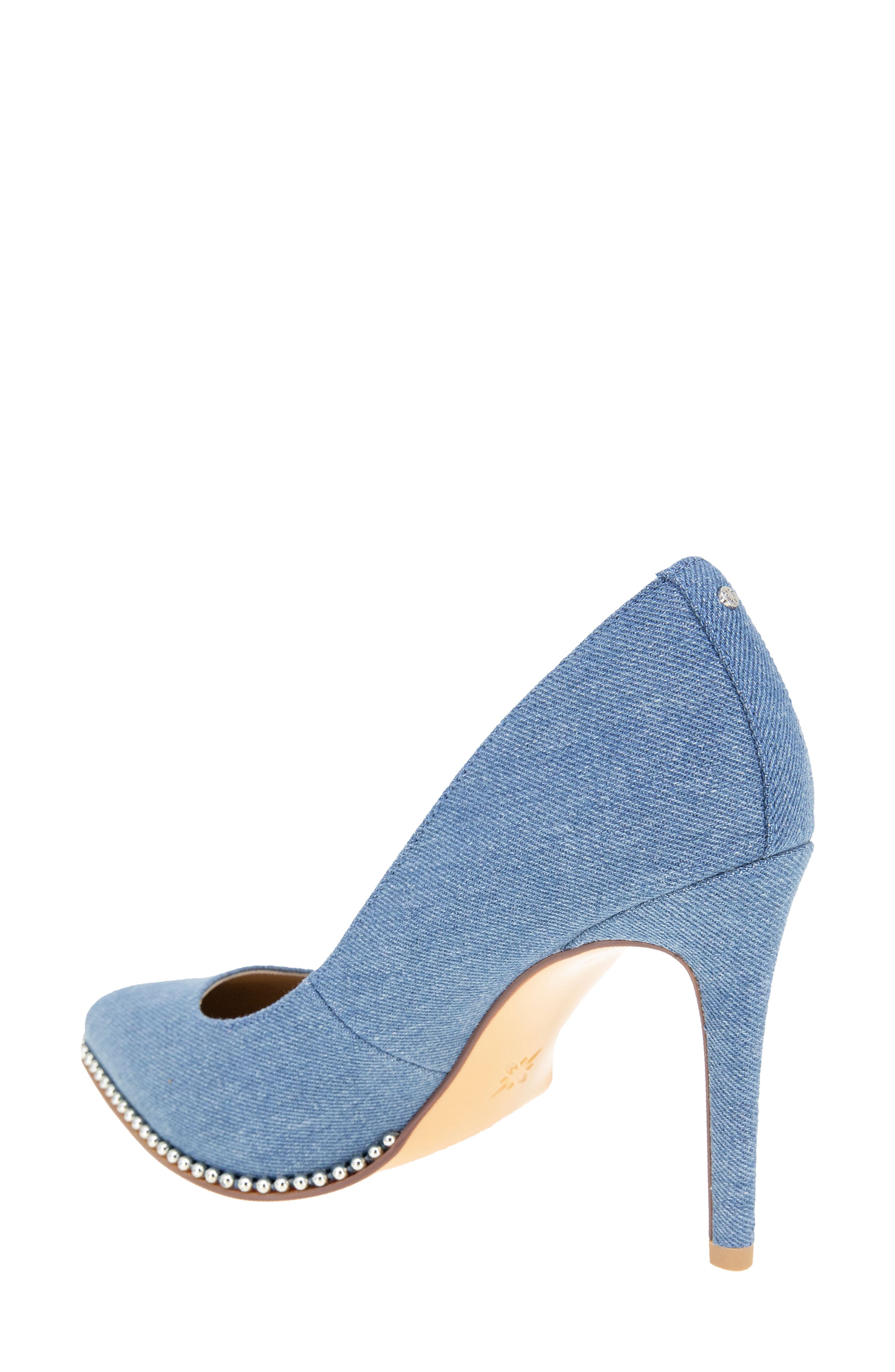 BCBGeneration Hawti Studded Pump, Alternate, color, Denim