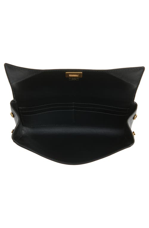 Balenciaga Buckle Front Pocket Rectangular Wallet In 1000 Black