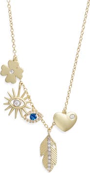 Meira T Symbol Charm Necklace