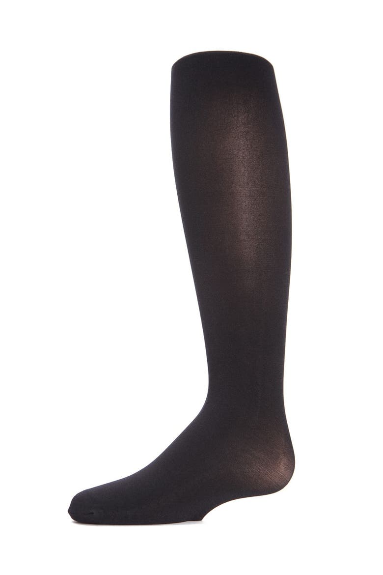 2 Pair Pack Essentials Nylon Tights, Alternate, color, Black