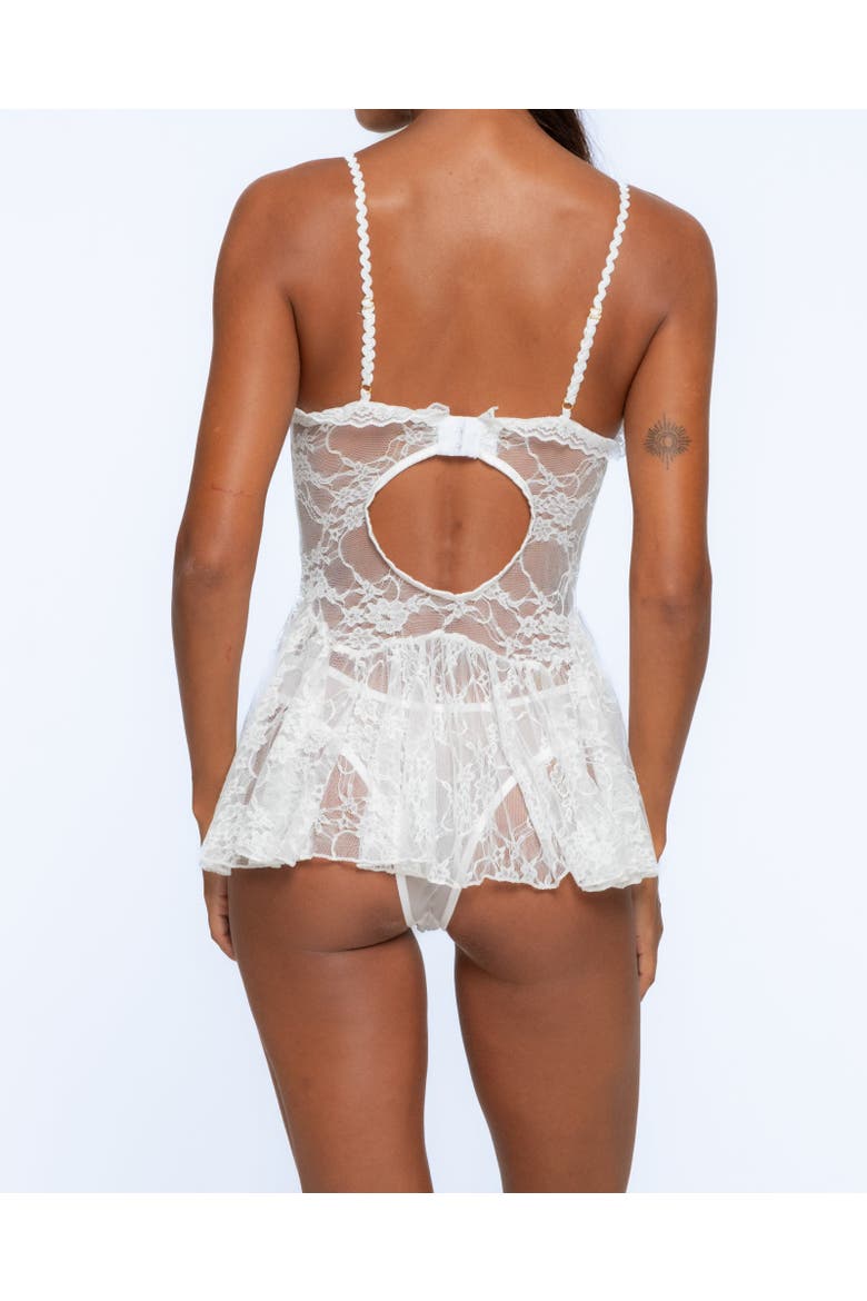 Brooklyn Babydoll, Alternate, color, White