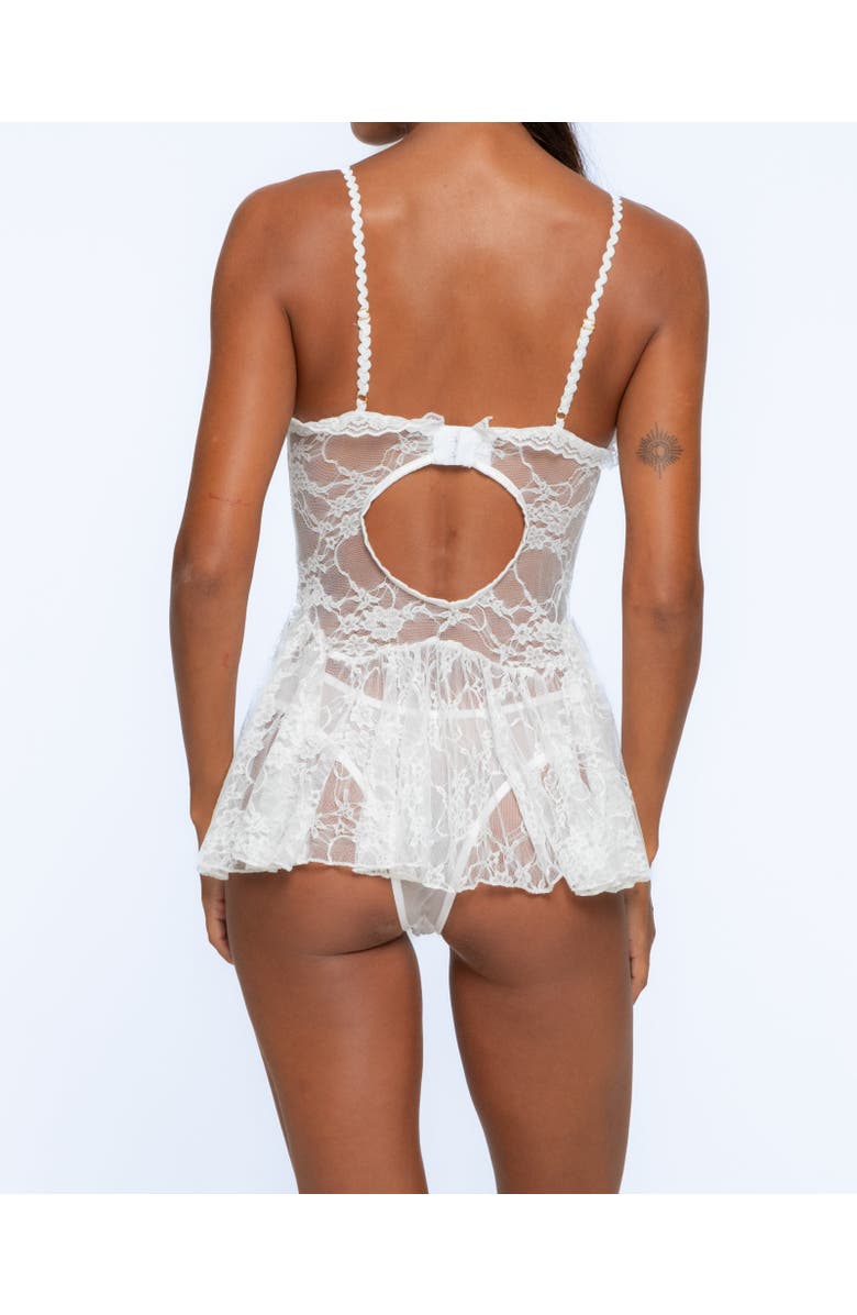 One Empire Brooklyn Babydoll, Alternate, color, White