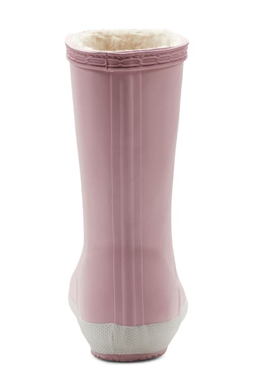 Hunter First Classic Insulated Waterproof Rain Boot In Pink