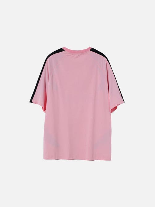 Aelfric Eden Color Block Soccer Jersey In Pink