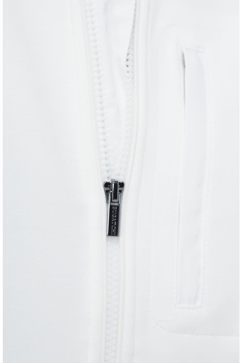 Knit Blouson Jacket, Alternate, color, CHALK