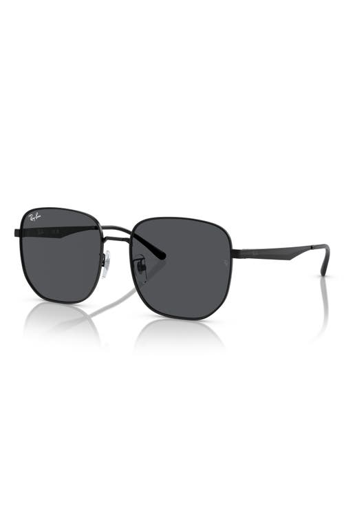 Ray Ban Ray-ban 57mm Irregular Sunglasses In Gray