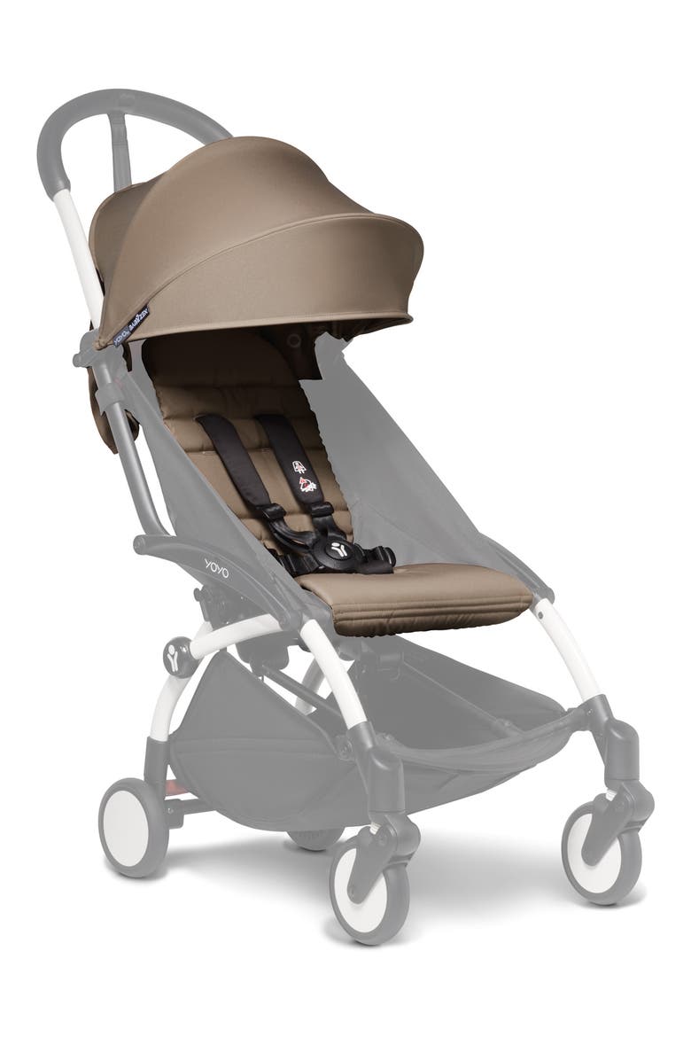 YOYO 6+ Color Pack Seat/Fabric Set for BABYZEN YOYO+ and YOYO² Stroller Frames, Main, color, TAUPE