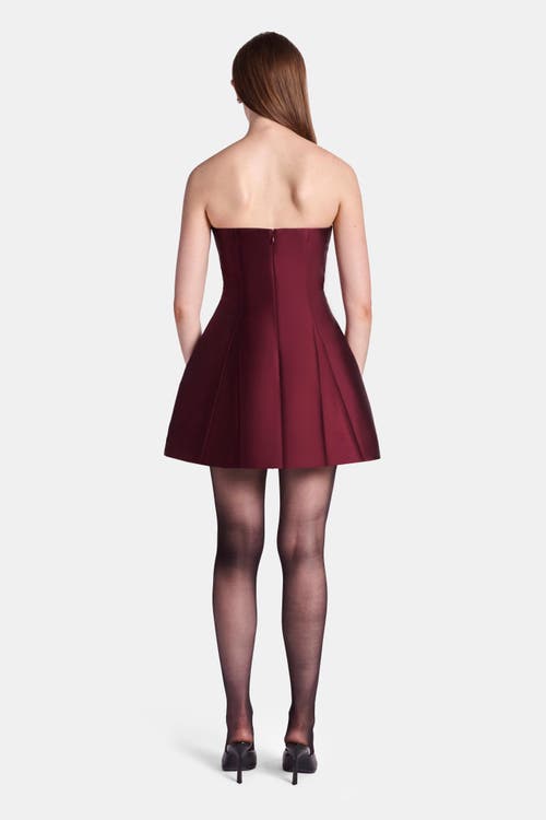 Kate Barton Two Tone Sculpted Mini Dress In Multi