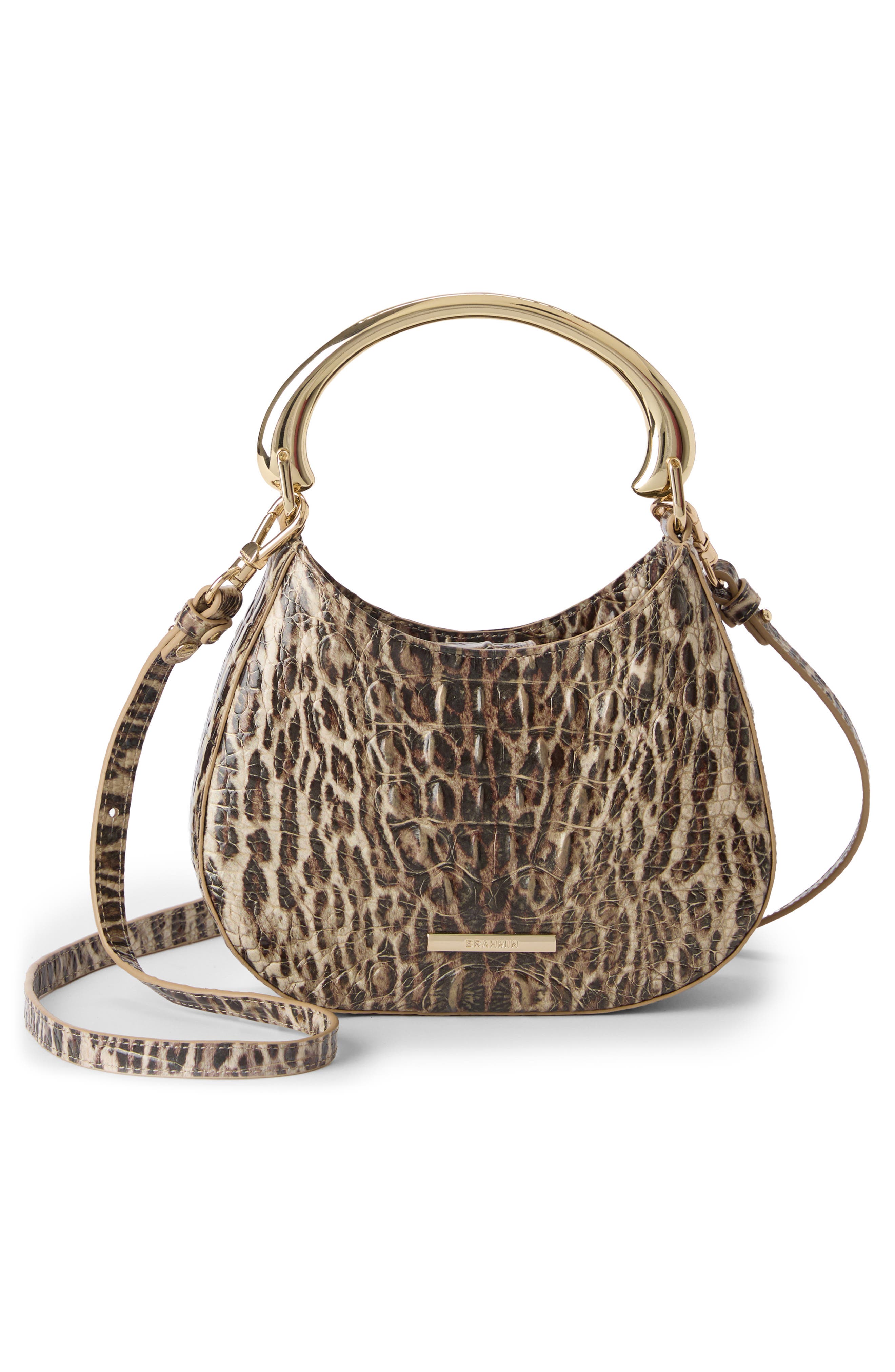 Brielle Leather Crossbody Bag, Alternate, color, OCELOT
