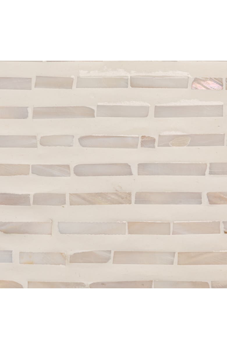 Olive Grove Waterfall Coffee Table, Alternate, color, White