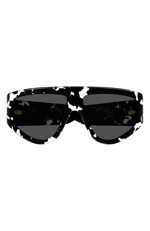 59mm Polarized Gradient Shield Sunglasses