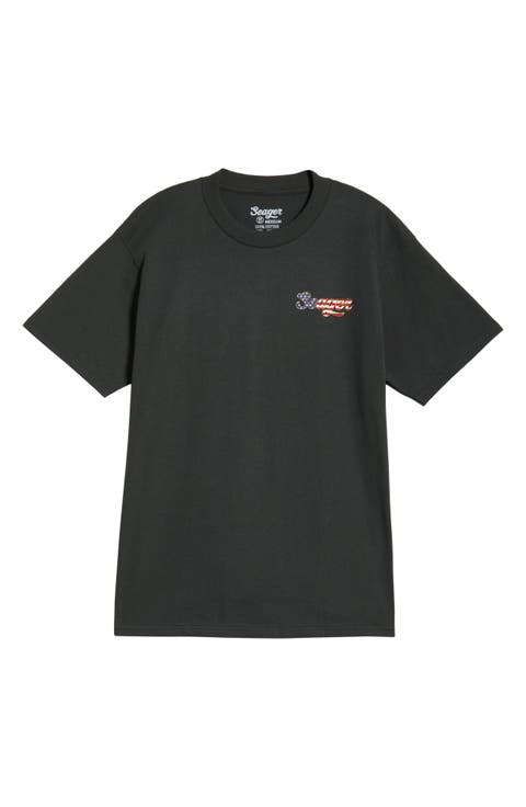 USA Russ Cotton Graphic T-Shirt
