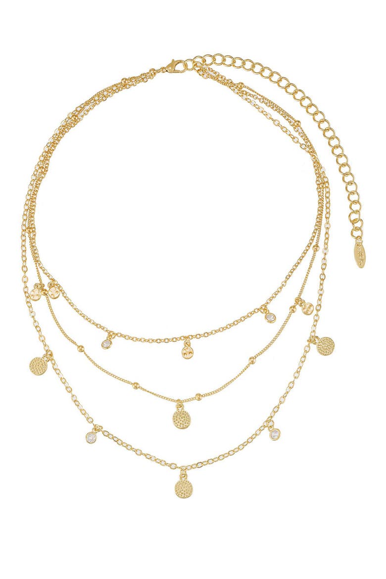 Multistrand Necklace, Main, color, GOLD