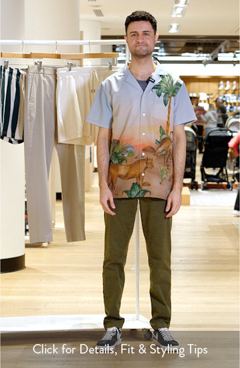 Florida Panther Weekend Short Sleeve Performance Button-Up Shirt, sales video thumbnail