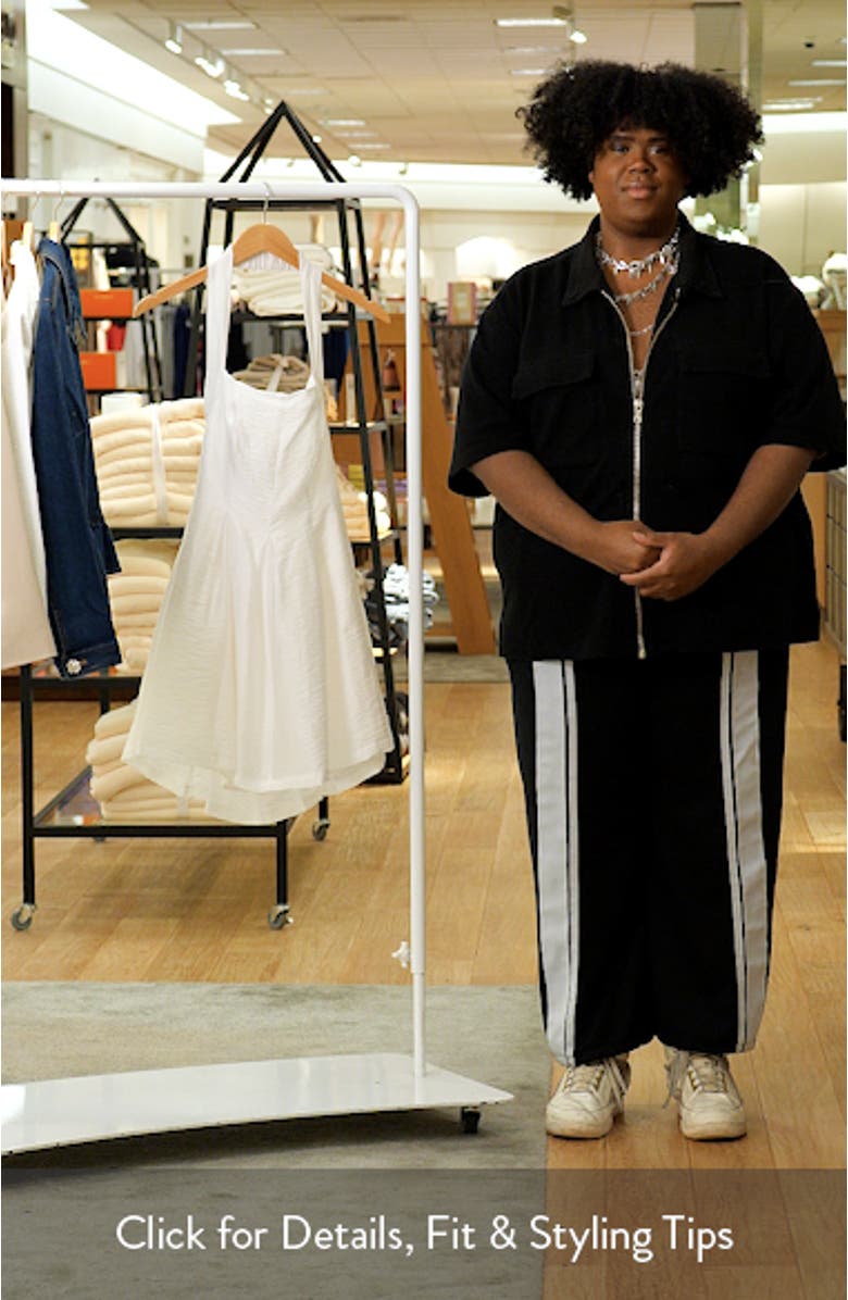 Halter Fit & Flare Minidress, sales video thumbnail