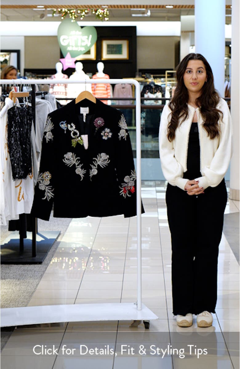 Heritage Rose Embroidery Cheyenne Blazer, sales video thumbnail