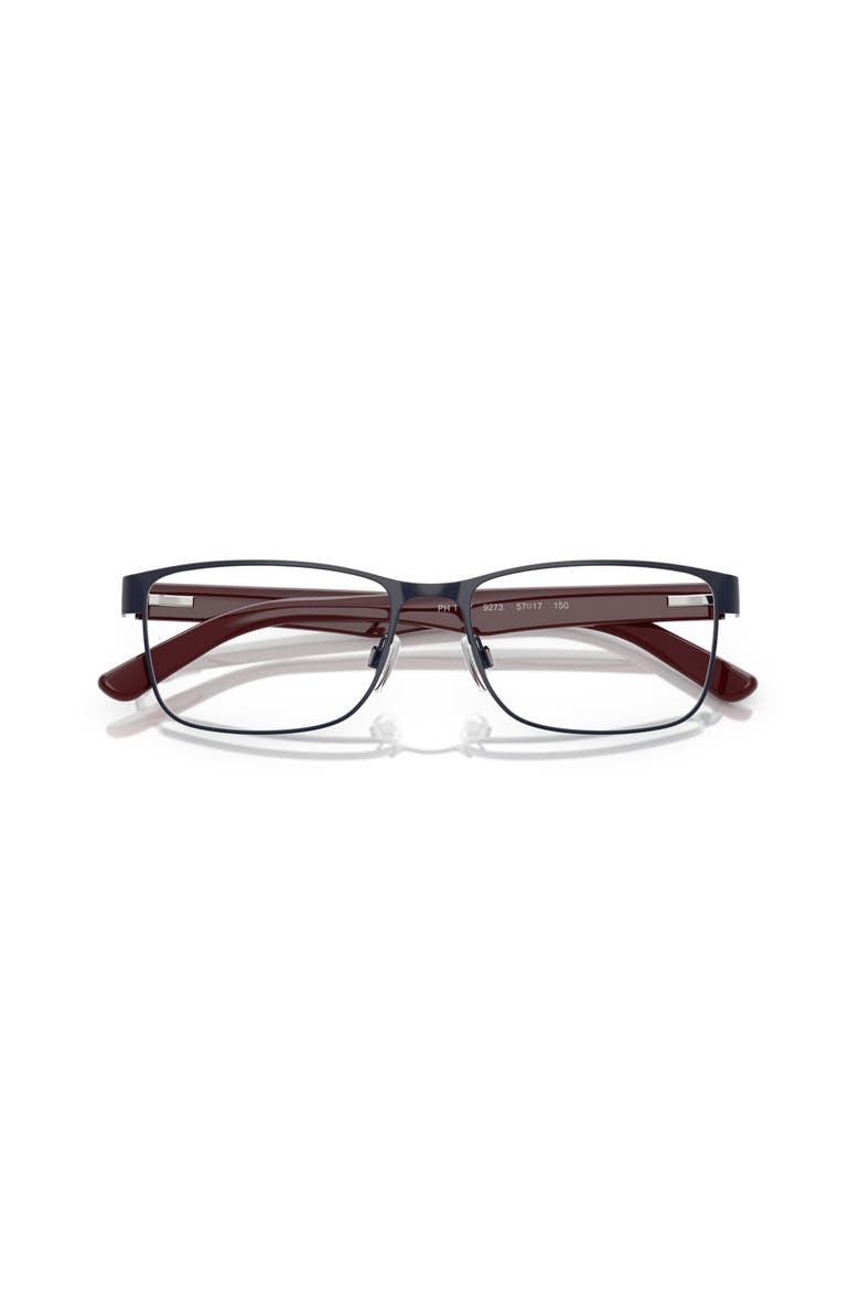 57mm Rectangle optical glasses, Alternate, color, Blue