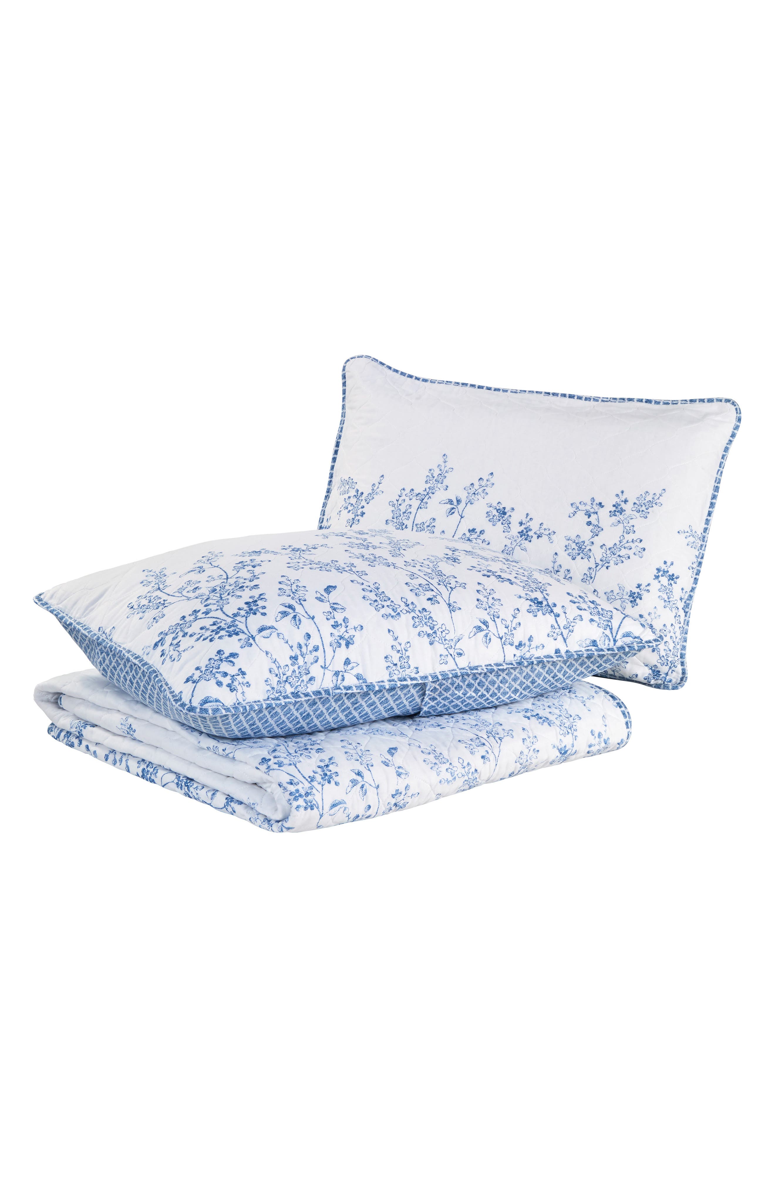 Laura Ashley Flora Twin Quilt & Sham Set
