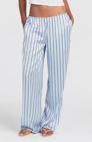 SKIMS Woven Shine Lace Pants