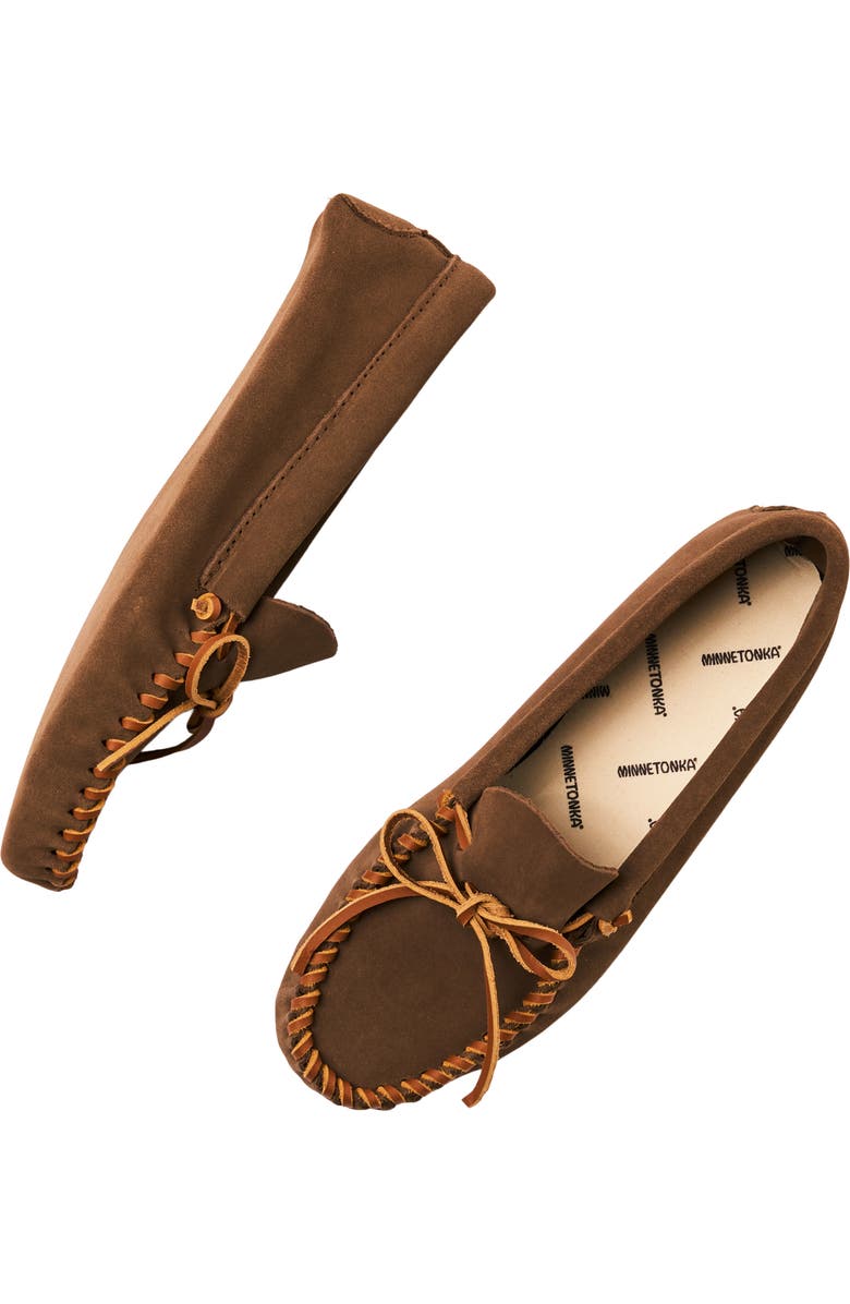 Minnetonka Softsole Loafer, Alternate, color, Autumn Brown