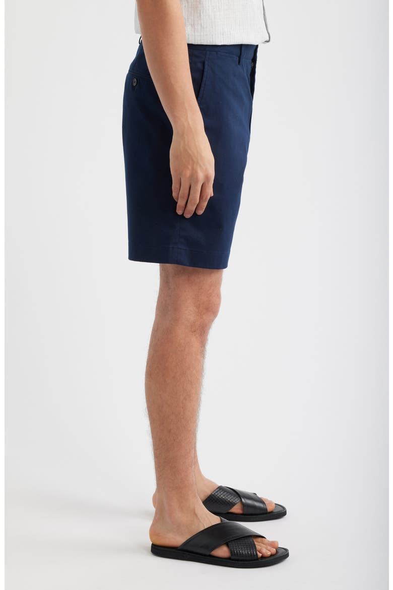 Standard Chino in Moonsoft Cotton Blend Shorts, Alternate, color, BALTIC