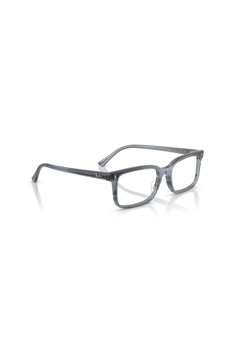 54mm Square optical glasses, Alternate, color, Blue