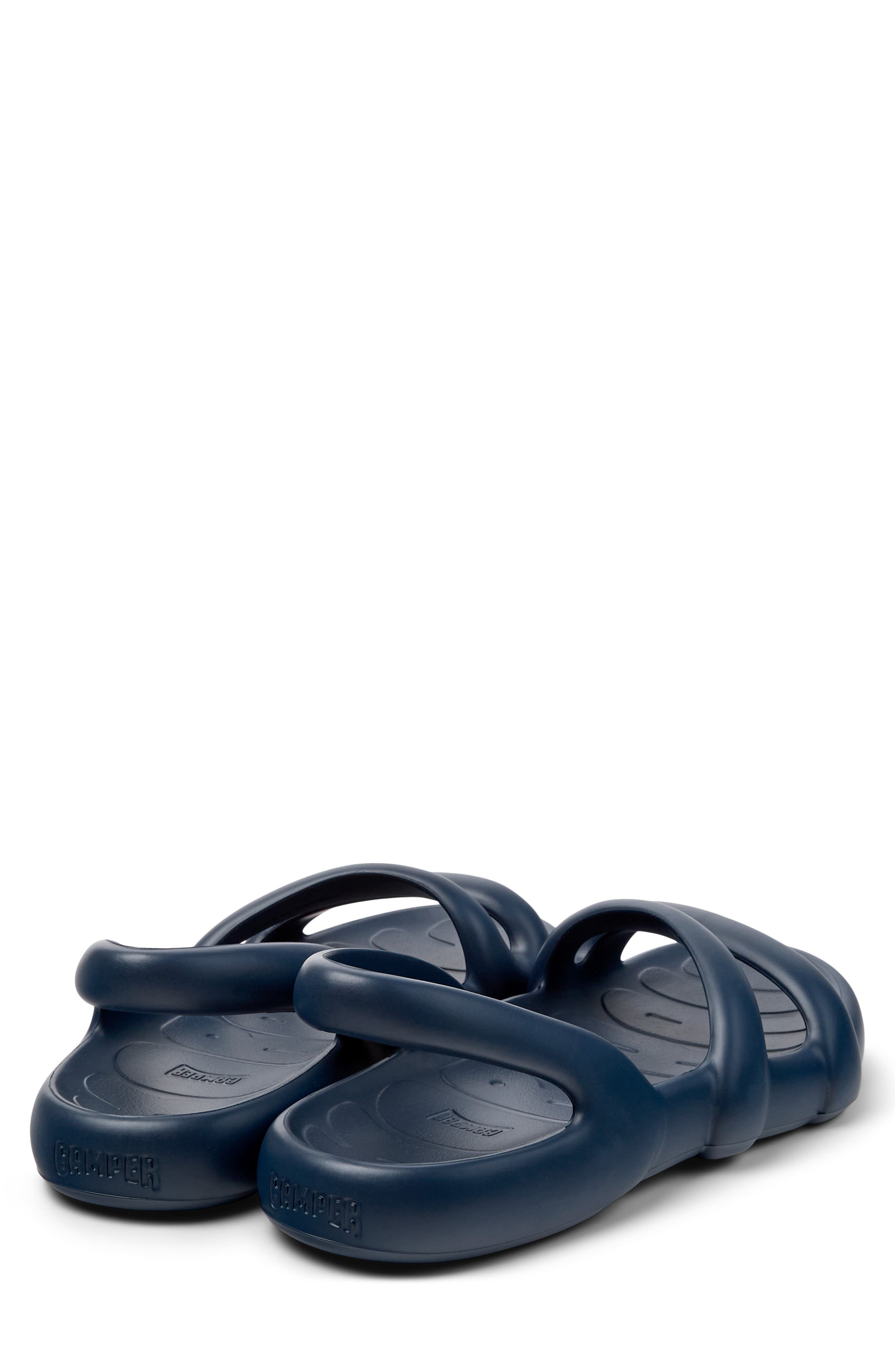 Camper Kobarah Flat Slingback Sandal, Alternate, color, Navy