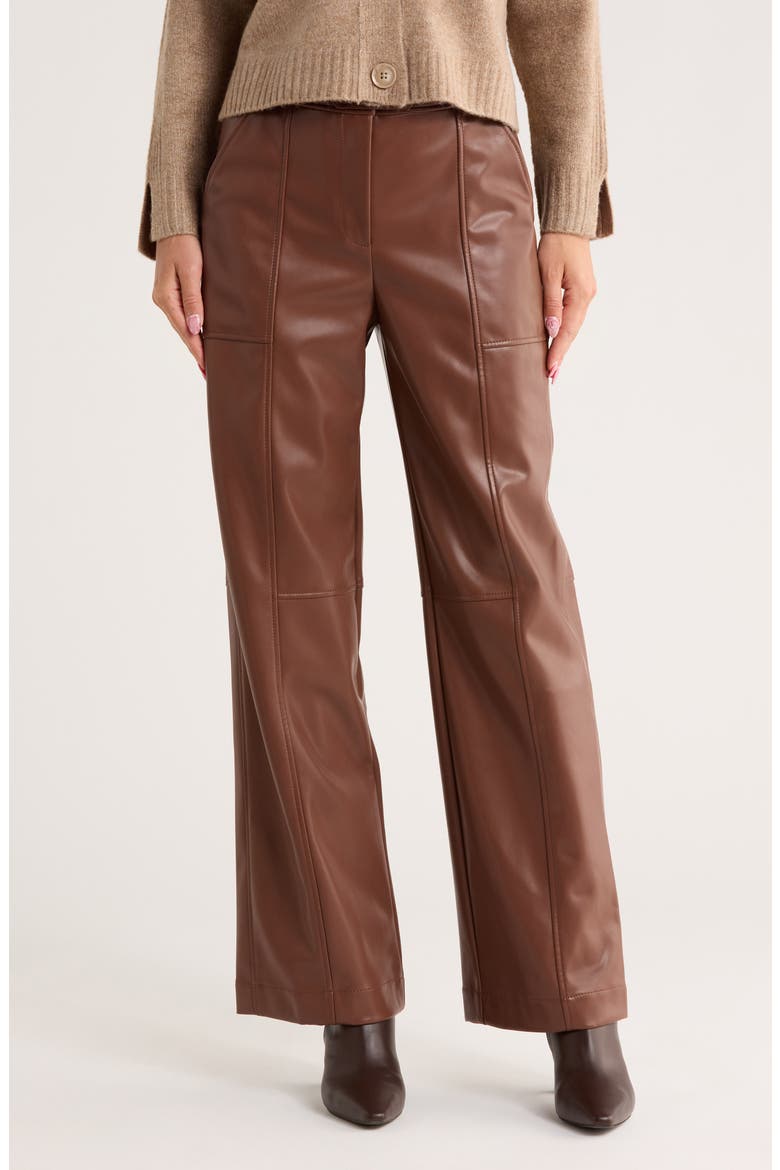 Mackenzie Straight Leg Pants, Main, color, CHESTNUT