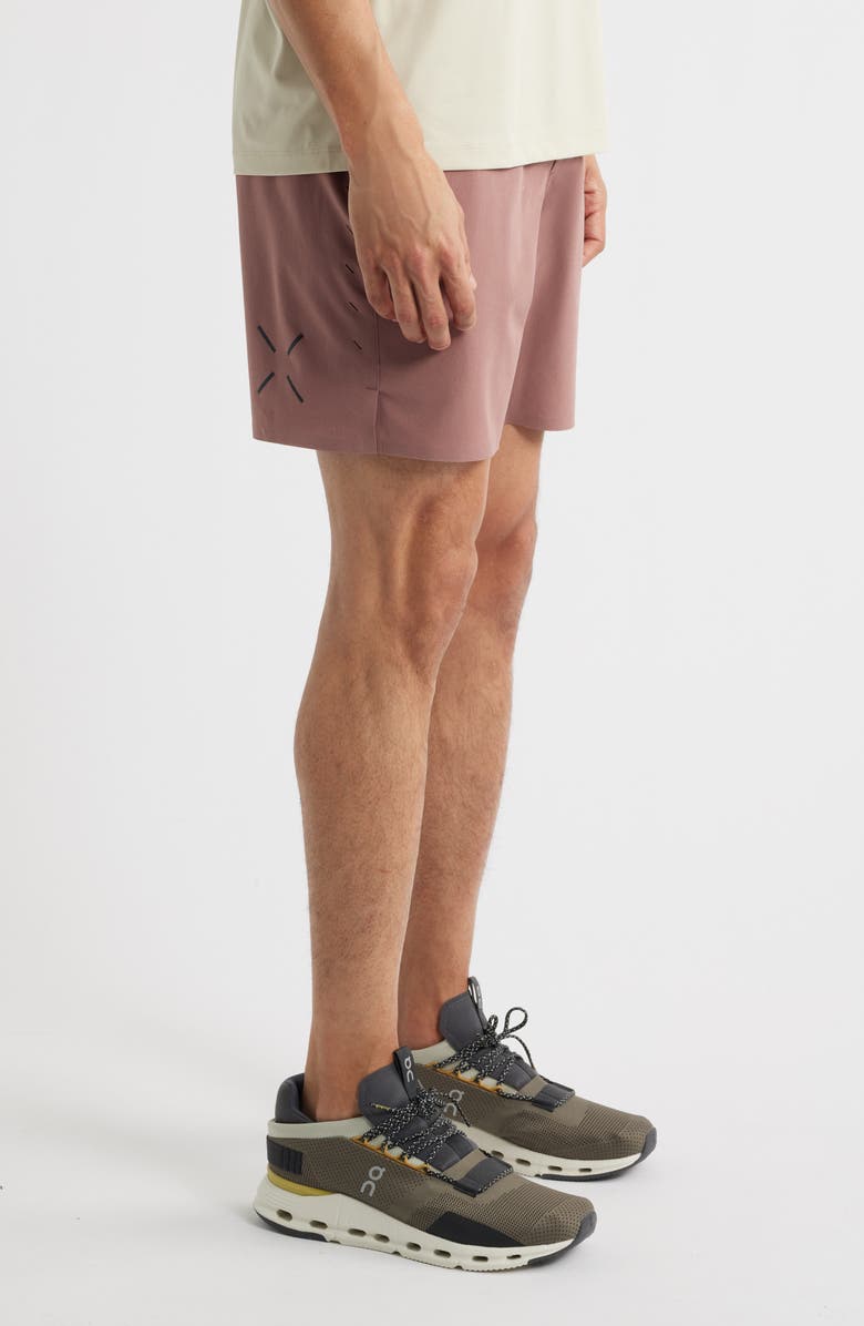 TEN THOUSAND Interval Unlined 7-Inch Training Shorts, Alternate, color, Rose Taupe
