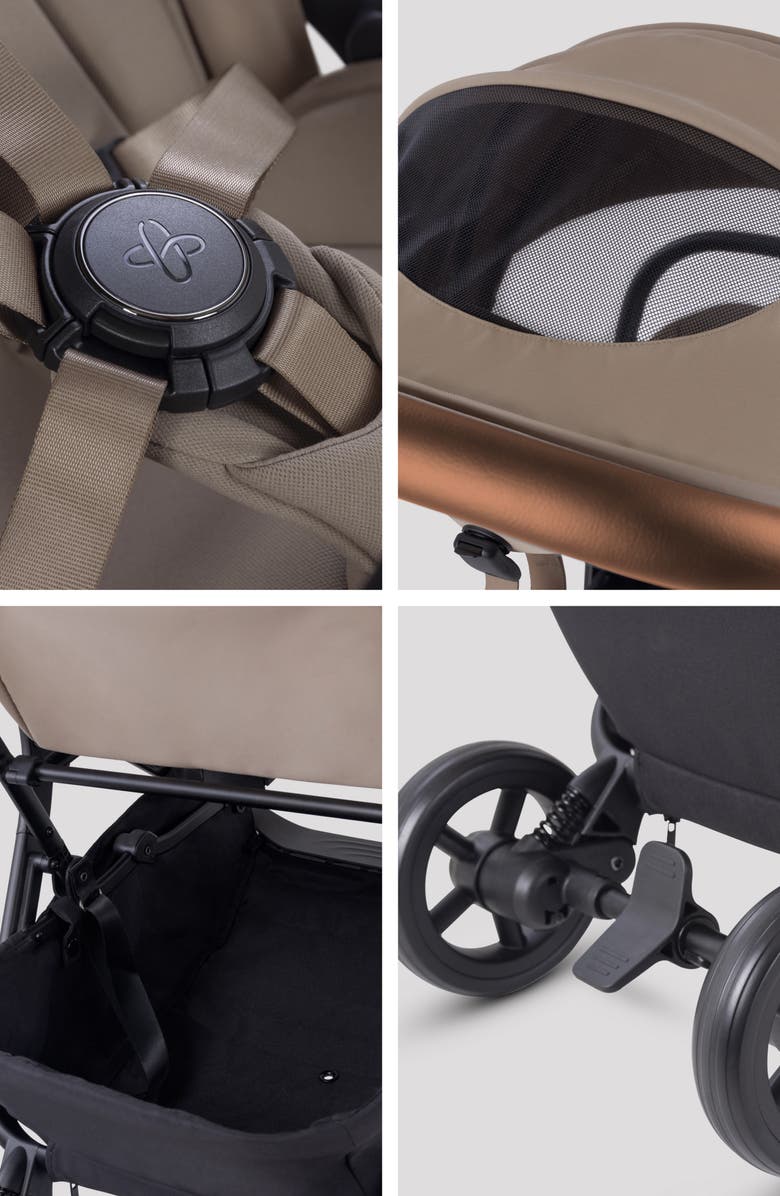 Silver Cross Nia Compact Travel Stroller, Alternate, color, Champagne