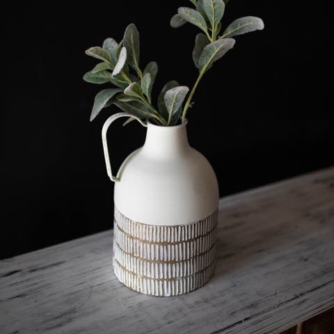 Jug Brass Metal Vase