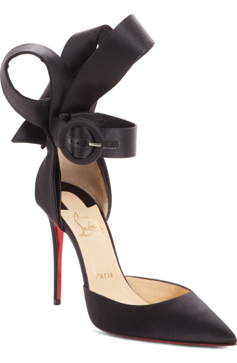 Christian Louboutin Raissa Bow Ankle Strap Pump, Main, color,