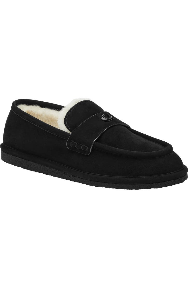 COACH Forest Faux Shearling Slipper, Main, color,
