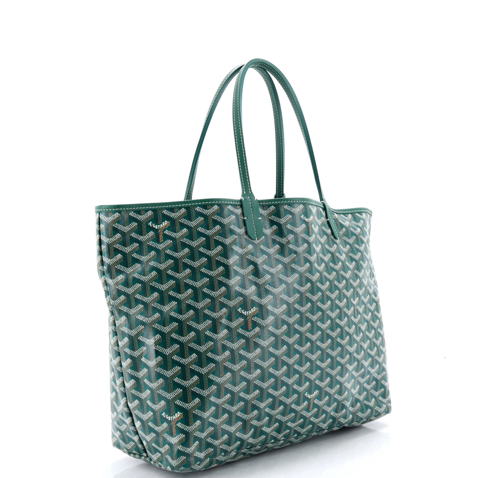 Pre-Owned Goyard Saint Louis Tote Coated Canvas PM, Alternate, color, 